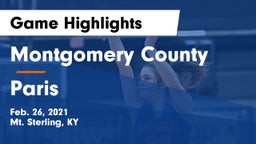 Montgomery County  vs Paris  Game Highlights - Feb. 26, 2021