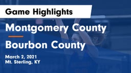 Montgomery County  vs Bourbon County  Game Highlights - March 2, 2021