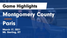 Montgomery County  vs Paris  Game Highlights - March 17, 2021