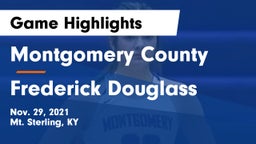 Montgomery County  vs Frederick Douglass Game Highlights - Nov. 29, 2021