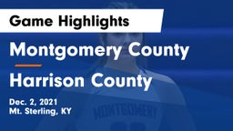 Montgomery County  vs Harrison County  Game Highlights - Dec. 2, 2021