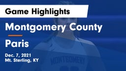 Montgomery County  vs Paris  Game Highlights - Dec. 7, 2021