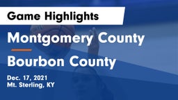 Montgomery County  vs Bourbon County  Game Highlights - Dec. 17, 2021
