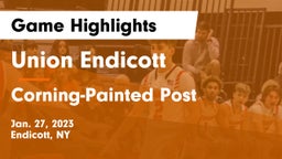 Union Endicott vs Corning-Painted Post  Game Highlights - Jan. 27, 2023
