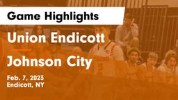 Union Endicott vs Johnson City  Game Highlights - Feb. 7, 2023