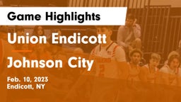 Union Endicott vs Johnson City  Game Highlights - Feb. 10, 2023