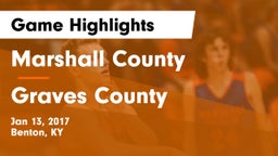 Marshall County  vs Graves County  Game Highlights - Jan 13, 2017