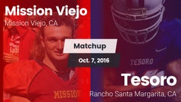 Matchup: Mission Viejo High vs. Tesoro  2016
