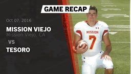 Recap: Mission Viejo  vs. Tesoro 2016