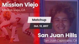 Matchup: Mission Viejo High vs. San Juan Hills  2017