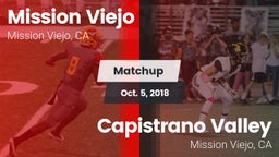 Matchup: Mission Viejo High vs. Capistrano Valley  2018