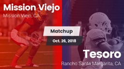 Matchup: Mission Viejo High vs. Tesoro  2018