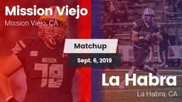 Matchup: Mission Viejo High vs. La Habra  2019
