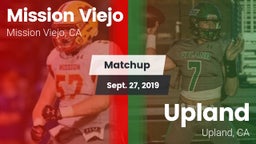 Matchup: Mission Viejo High vs. Upland  2019