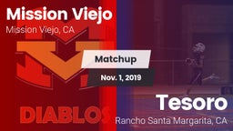 Matchup: Mission Viejo High vs. Tesoro  2019