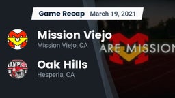 Recap: Mission Viejo  vs. Oak Hills  2021