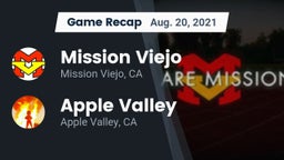 Recap: Mission Viejo  vs. Apple Valley  2021