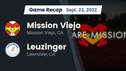 Recap: Mission Viejo  vs. Leuzinger  2022