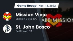 Recap: Mission Viejo  vs. St. John Bosco  2022