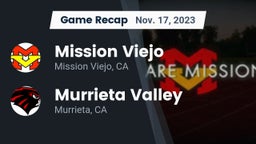 Recap: Mission Viejo  vs. Murrieta Valley  2023