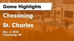 Chesaning  vs St. Charles  Game Highlights - Dec. 6, 2018