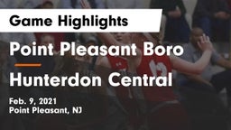 Point Pleasant Boro  vs Hunterdon Central  Game Highlights - Feb. 9, 2021
