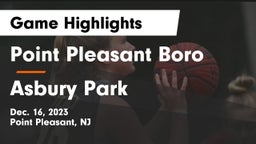 Point Pleasant Boro  vs Asbury Park  Game Highlights - Dec. 16, 2023