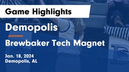 Demopolis  vs Brewbaker Tech Magnet  Game Highlights - Jan. 18, 2024