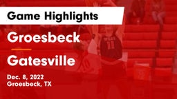 Groesbeck  vs Gatesville  Game Highlights - Dec. 8, 2022