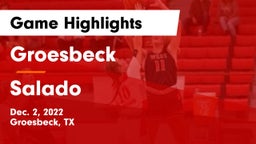 Groesbeck  vs Salado   Game Highlights - Dec. 2, 2022