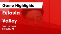 Eufaula  vs Valley  Game Highlights - Jan. 22, 2021
