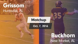 Matchup: Grissom  vs. Buckhorn  2016