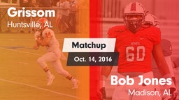 Matchup: Grissom  vs. Bob Jones  2015