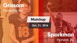 Matchup: Grissom  vs. Sparkman  2016