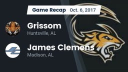Recap: Grissom  vs. James Clemens  2017