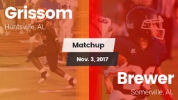 Matchup: Grissom  vs. Brewer  2017