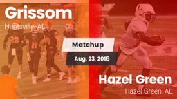 Matchup: Grissom  vs. Hazel Green  2018