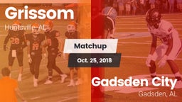 Matchup: Grissom  vs. Gadsden City  2018