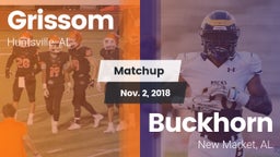 Matchup: Grissom  vs. Buckhorn  2018