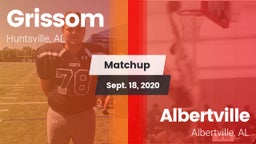 Matchup: Grissom  vs. Albertville  2020