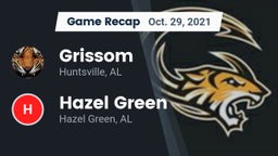 Recap: Grissom  vs. Hazel Green  2021