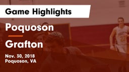 Poquoson  vs Grafton  Game Highlights - Nov. 30, 2018