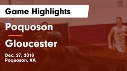Poquoson  vs Gloucester  Game Highlights - Dec. 27, 2018