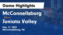 McConnellsburg  vs Juniata Valley Game Highlights - Feb. 17, 2023