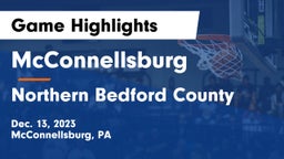 McConnellsburg  vs Northern Bedford County Game Highlights - Dec. 13, 2023