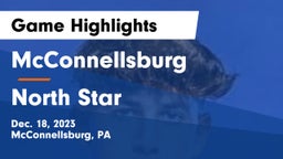 McConnellsburg  vs North Star  Game Highlights - Dec. 18, 2023