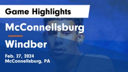 McConnellsburg  vs Windber  Game Highlights - Feb. 27, 2024