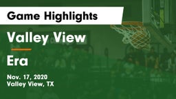 Valley View  vs Era  Game Highlights - Nov. 17, 2020