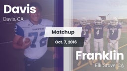 Matchup: Davis  vs. Franklin  2016