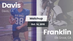 Matchup: Davis  vs. Franklin  2016